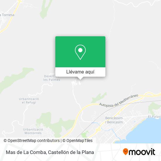 Mapa Mas de La Comba