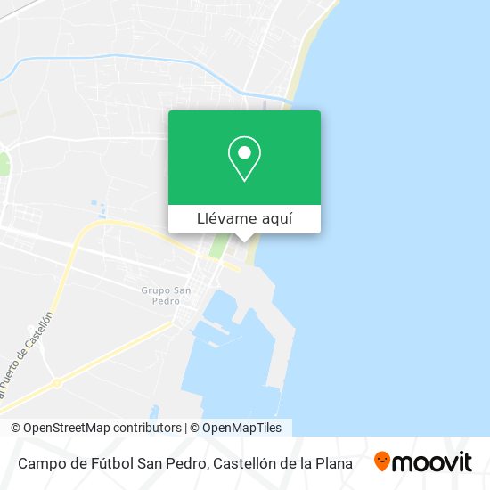 Mapa Campo de Fútbol San Pedro