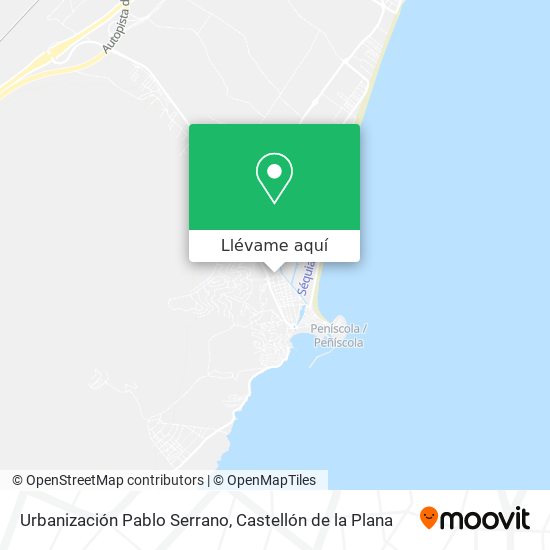 Mapa Urbanización Pablo Serrano