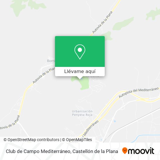 Mapa Club de Campo Mediterráneo