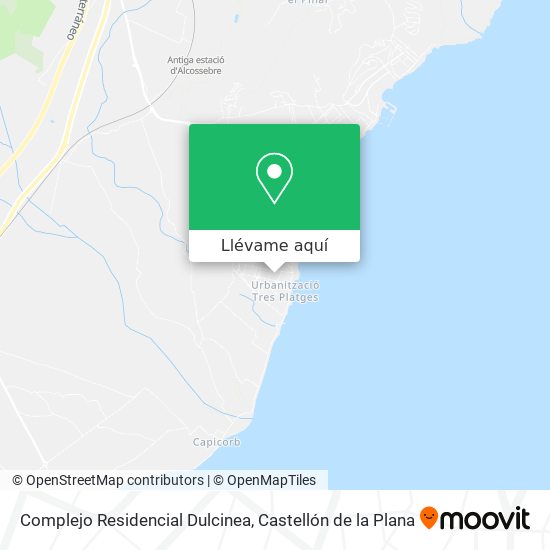 Mapa Complejo Residencial Dulcinea