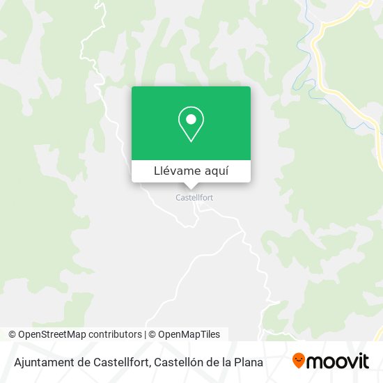 Mapa Ajuntament de Castellfort
