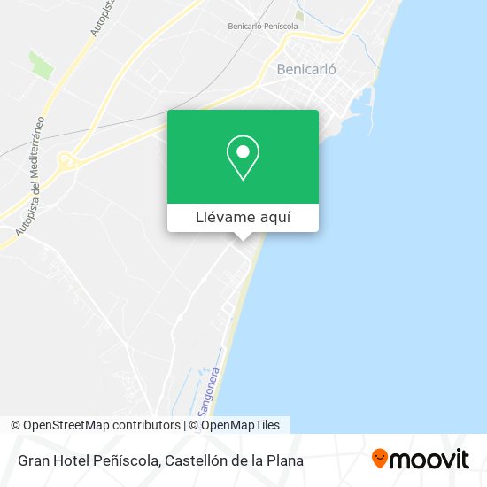 Mapa Gran Hotel Peñíscola