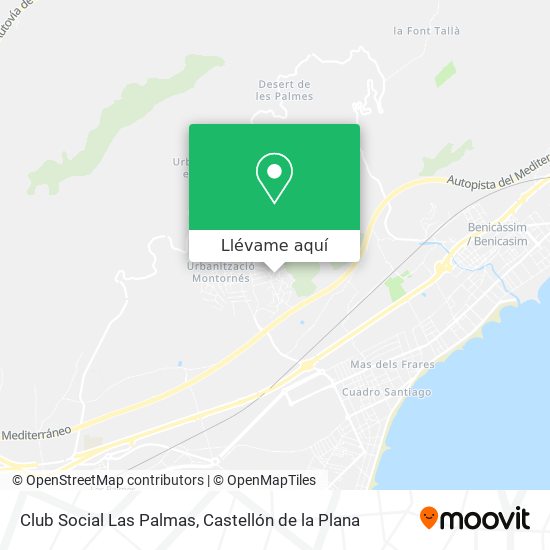 Mapa Club Social Las Palmas
