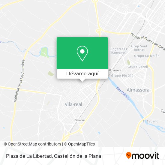 Mapa Plaza de La Libertad