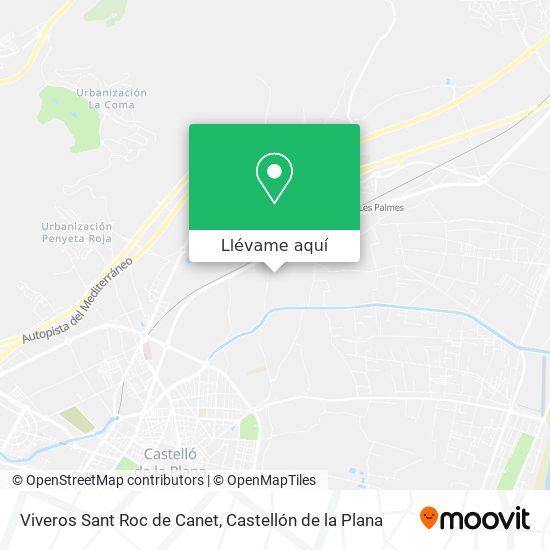 colateral Reina Residente Cómo llegar a Viveros Sant Roc de Canet en Castellón De La Plana en Autobús?