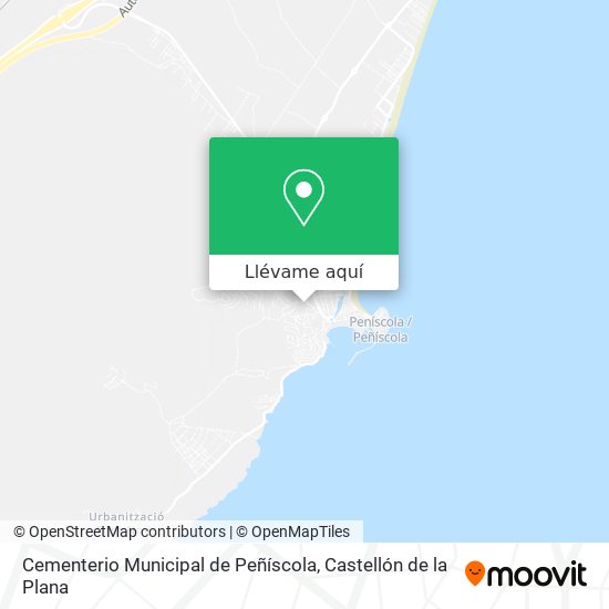Mapa Cementerio Municipal de Peñíscola
