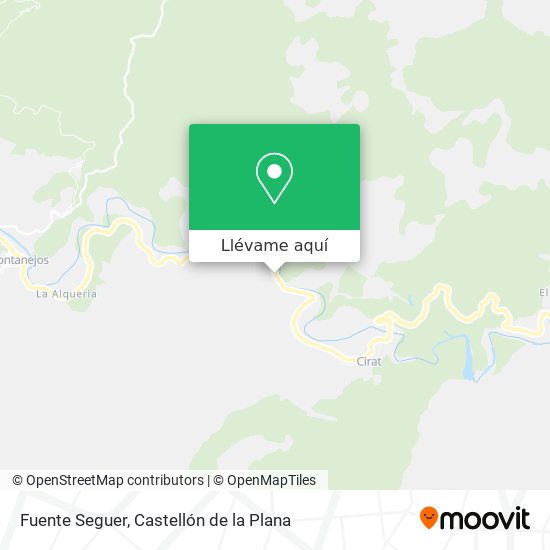 Mapa Fuente Seguer