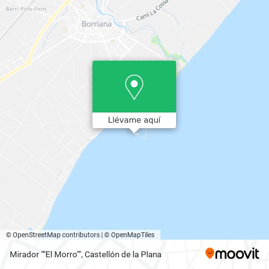 Mapa Mirador ""El Morro""