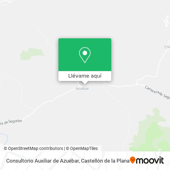 Mapa Consultorio Auxiliar de Azuébar