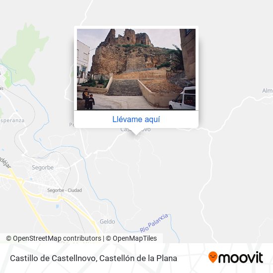 Mapa Castillo de Castellnovo