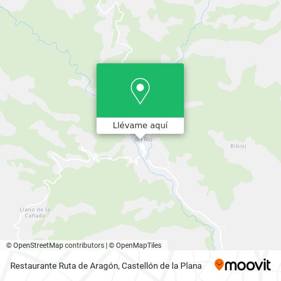 Mapa Restaurante Ruta de Aragón