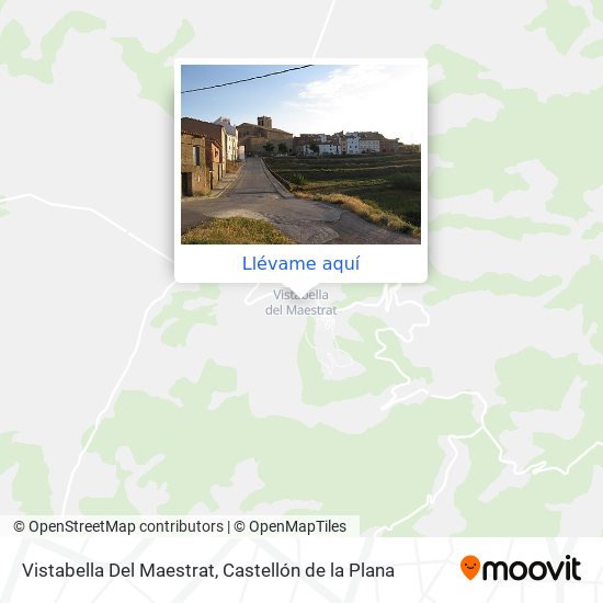 Mapa Vistabella Del Maestrat