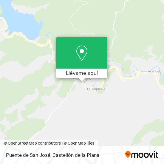 Mapa Puente de San José