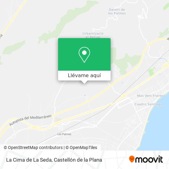 Mapa La Cima de La Seda
