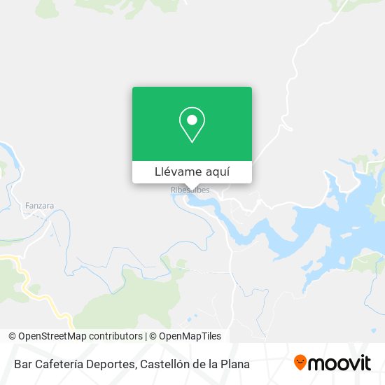 Mapa Bar Cafetería Deportes