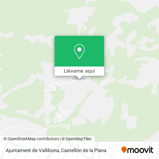 Mapa Ajuntament de Vallibona