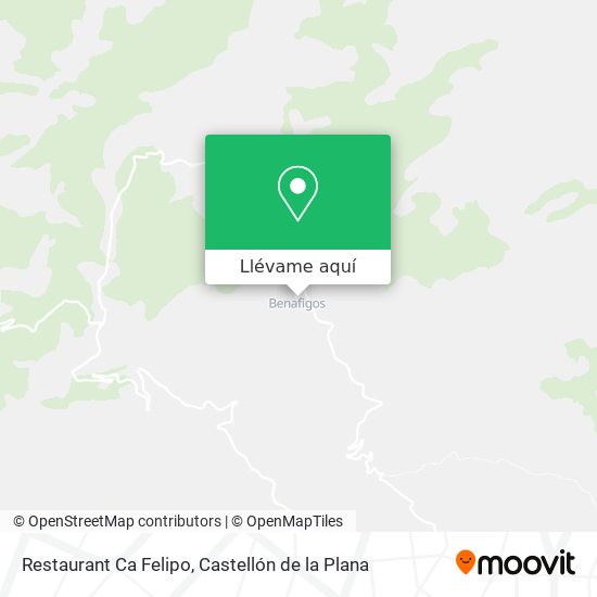 Mapa Restaurant Ca Felipo