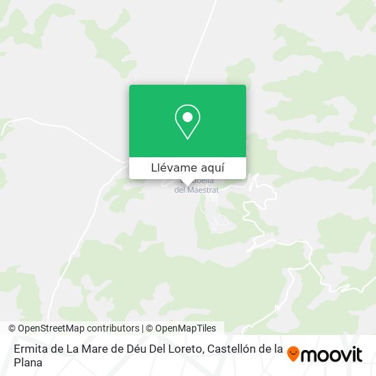 Mapa Ermita de La Mare de Déu Del Loreto