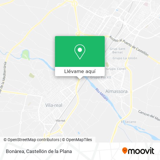 Mapa Bonàrea