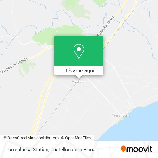 Mapa Torreblanca Station