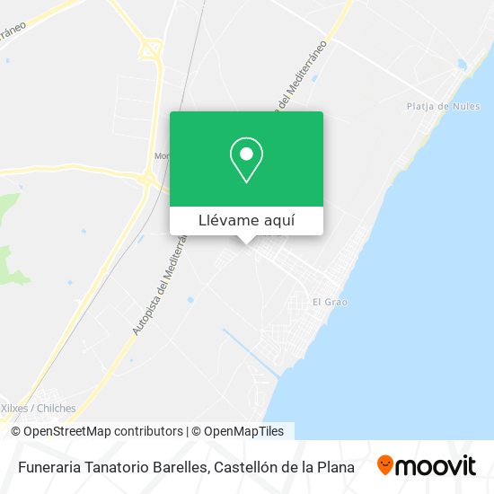 Mapa Funeraria Tanatorio Barelles