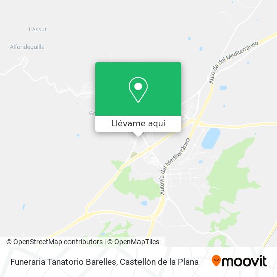 Mapa Funeraria Tanatorio Barelles