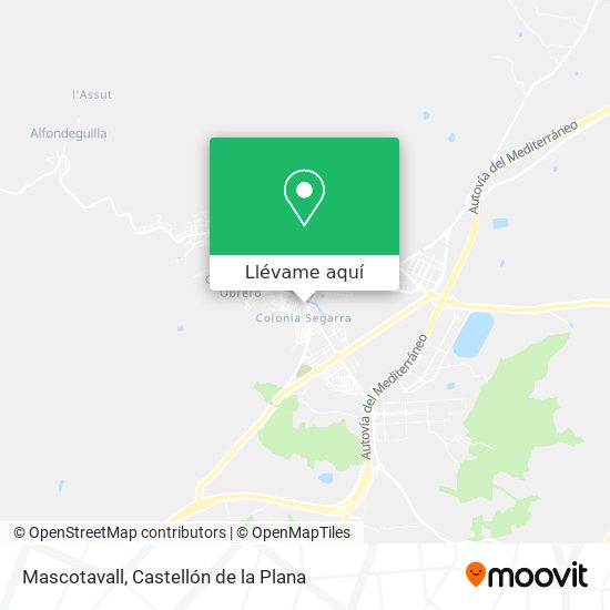 Mapa Mascotavall