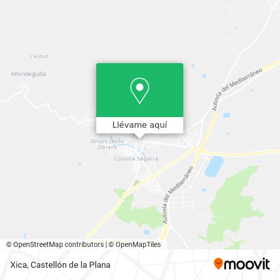 Mapa Xica
