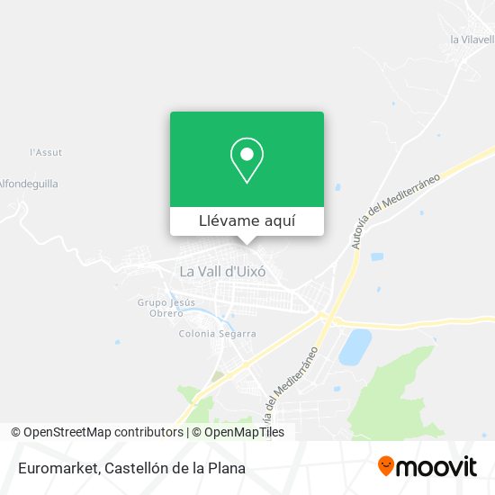 Mapa Euromarket