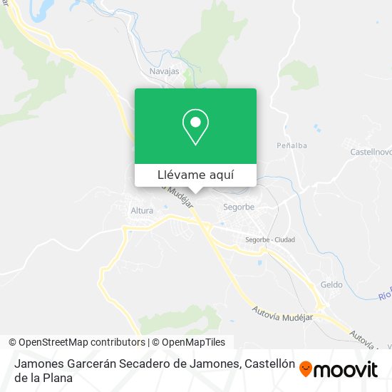 Mapa Jamones Garcerán Secadero de Jamones