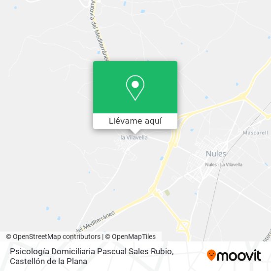 Mapa Psicología Domiciliaria Pascual Sales Rubio