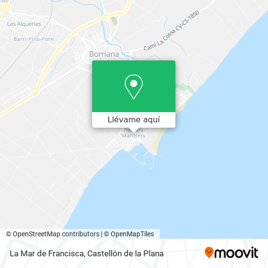 Mapa La Mar de Francisca