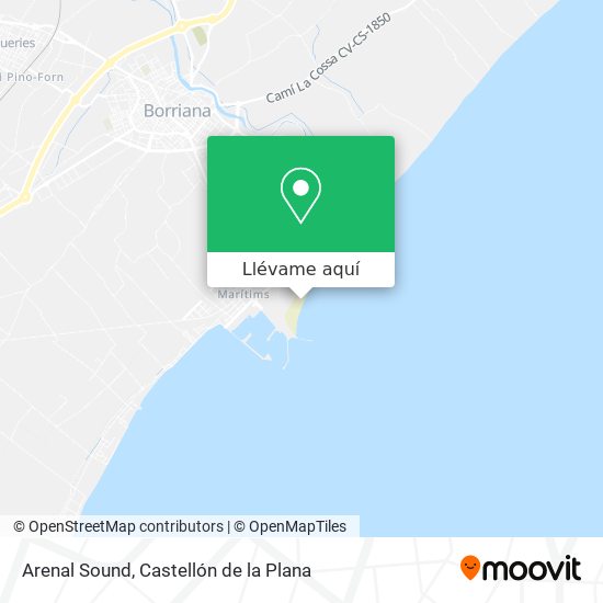 Mapa Arenal Sound