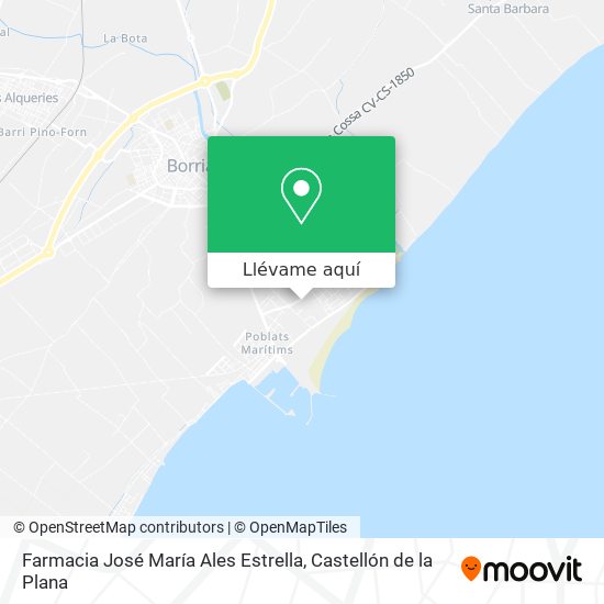 Mapa Farmacia José María Ales Estrella