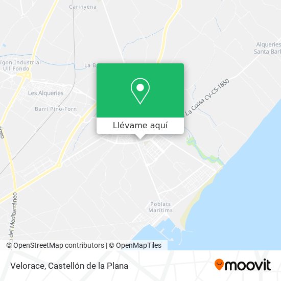 Mapa Velorace