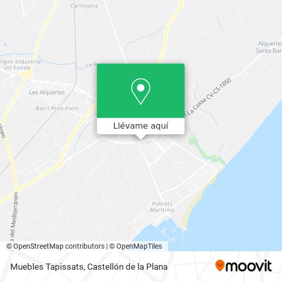 Mapa Muebles Tapissats