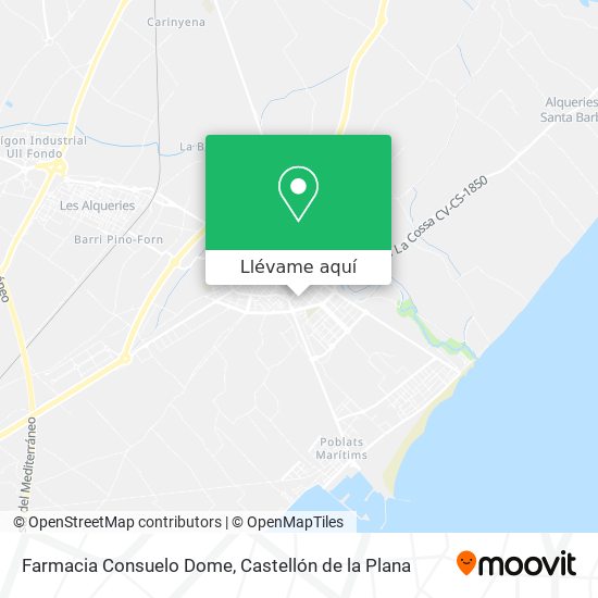 Mapa Farmacia Consuelo Dome