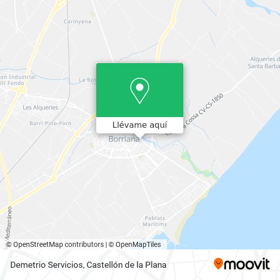 Mapa Demetrio Servicios