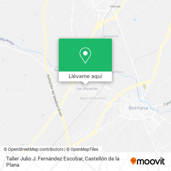 Mapa Taller Julio J. Fernández Escobar