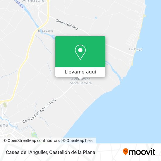 Mapa Cases de l'Anguiler