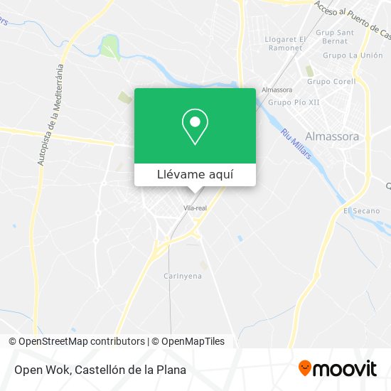 Mapa Open Wok