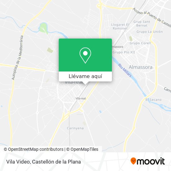 Mapa Vila Video