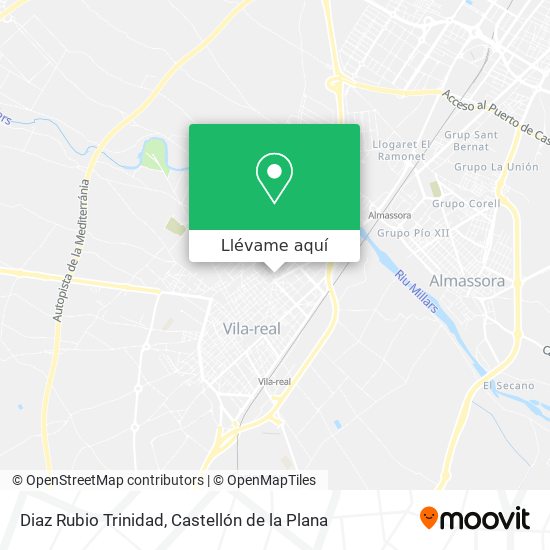 Mapa Diaz Rubio Trinidad