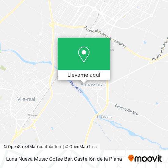 Mapa Luna Nueva Music Cofee Bar