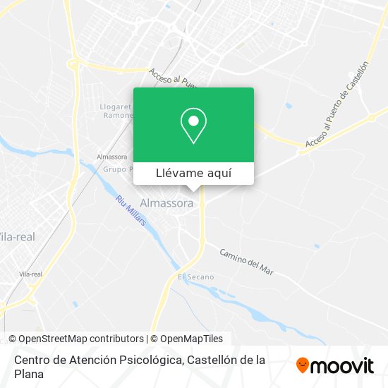 Mapa Centro de Atención Psicológica