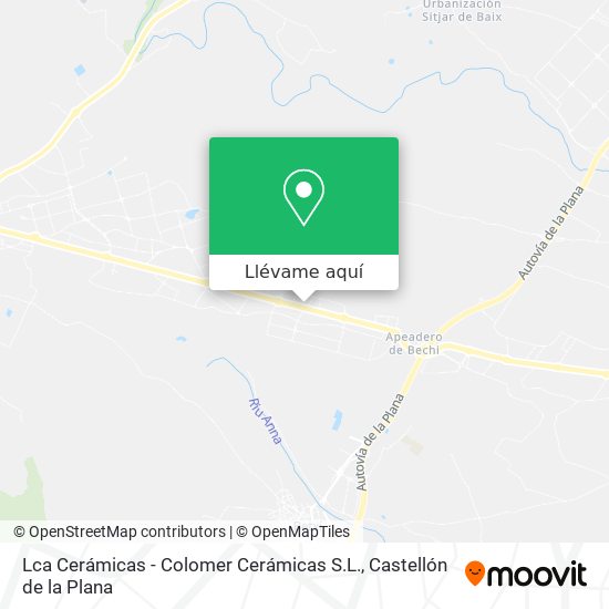 Mapa Lca Cerámicas - Colomer Cerámicas S.L.