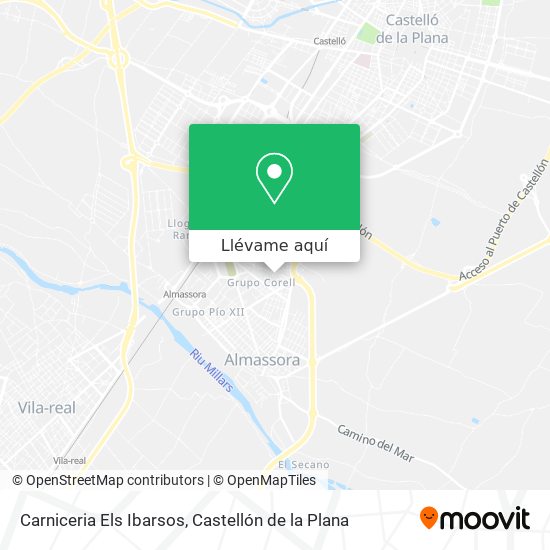 Mapa Carniceria Els Ibarsos