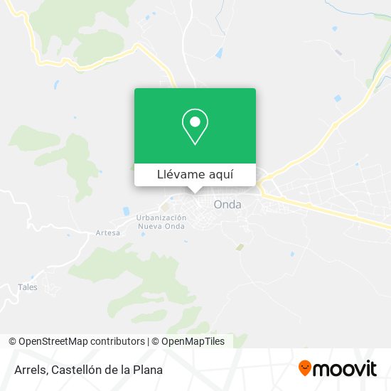 Mapa Arrels