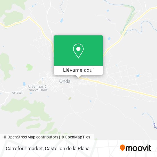 Mapa Carrefour market
